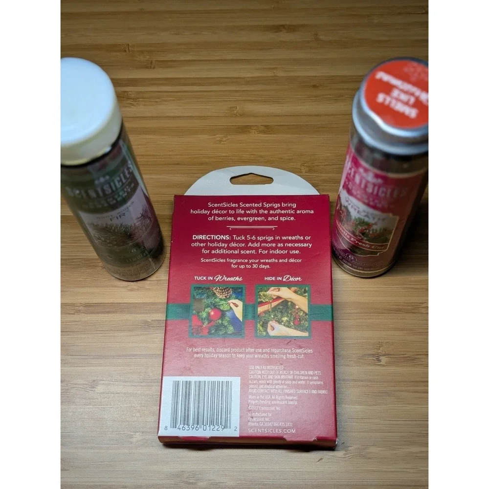 Scentsicles 13 White Winter Fir - Snow Berry Wreath 17 (Lot Of 3 Packs)